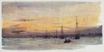 Burnham-on-Crouch, Evening by William Lionel Wyllie